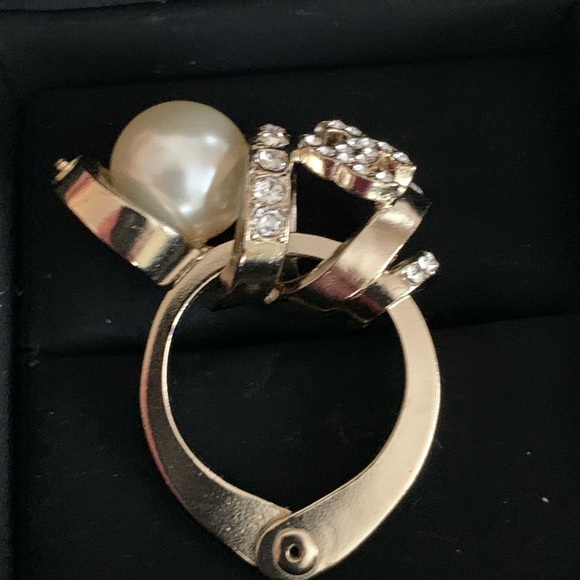CHANEL Golden color ring Size 52 - Picture 3 of 16